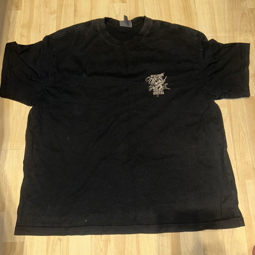 H&M loose fit shirt XXL, black with graphic print