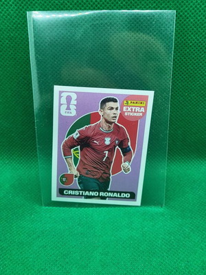 C.Ronaldo Panini FIFA Παγκόσμιο Κύπελλο 2026 μωβ extra αυτοκόλλητο, καινούργιο