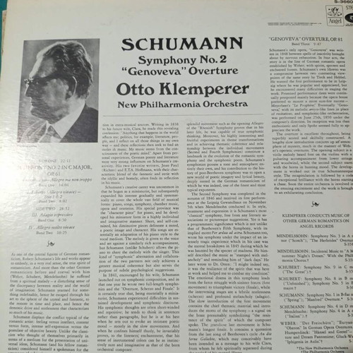 Schumann Symphony No. 2 in C vinyl like new, classical