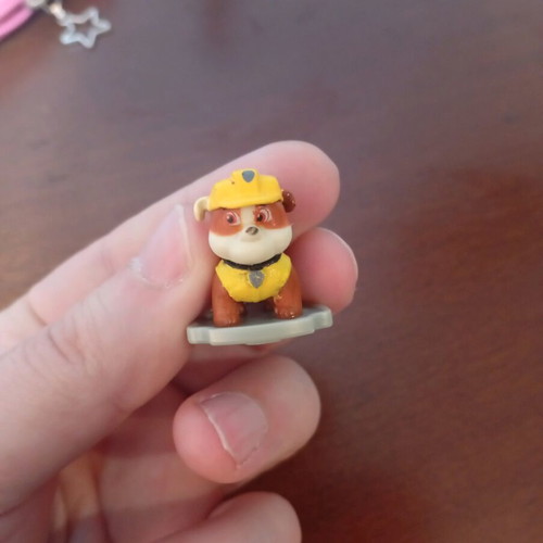 Rubble figure from Paw Patrol like new
