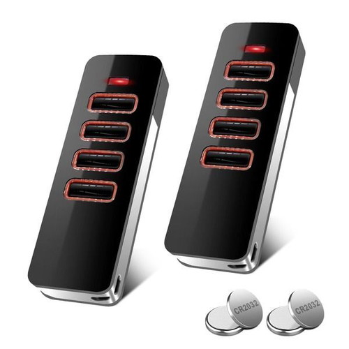 868 MHz Garage Door Remote Control, 4 Channels, Set of 2
