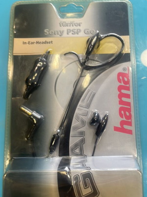 Hama in ear headset for Sony PSP Go new
