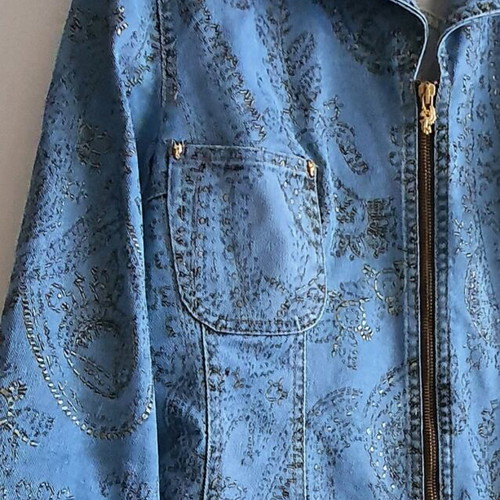 Cappopera Jeans Jacket size M like new, blue