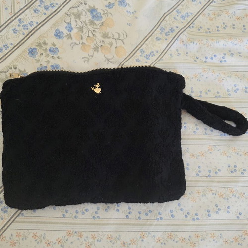 SugarFree large cosmetic bag black new
