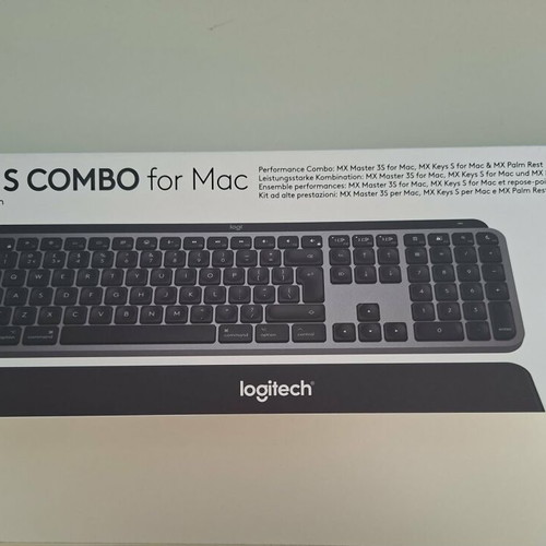 Logitech MX Keys S Combo new, keyboard, mouse and palm rest