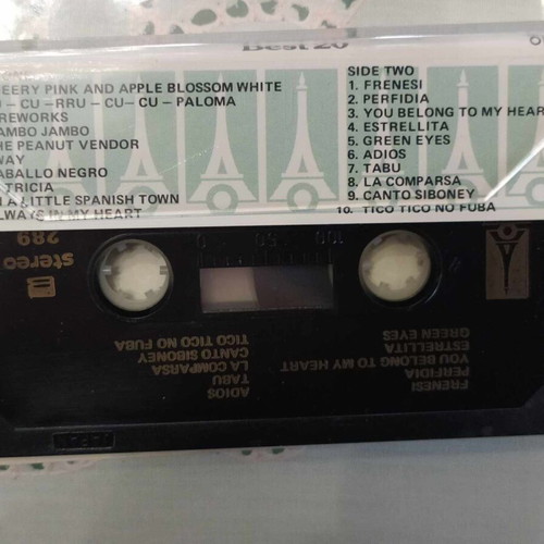 Perez Prado Best 20 cassette tape used, Latin
