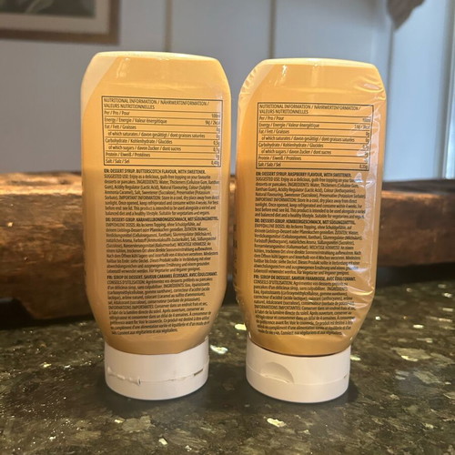 My Protein Syrups like new, butterscotch and raspberry flavors