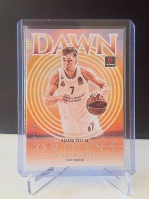 Luka Dončić 2017-18 Origins EuroLeague "DAWN" ultra rare κάρτα σαν καινούργιο, Real Madrid