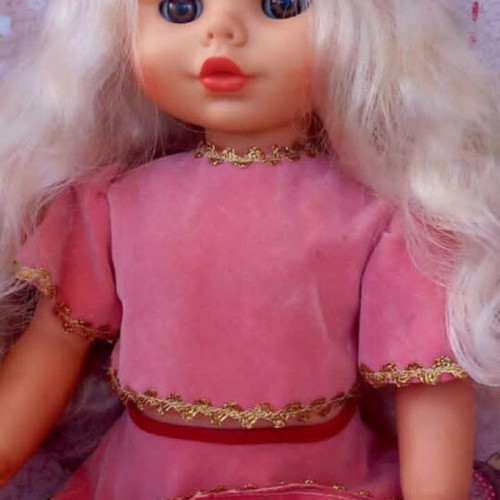 Vintage El Greco Doll 45cm like new, pink princess