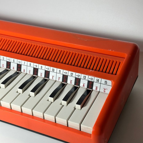 Vintage Bontempi B103 electric organ used, retro Italian design