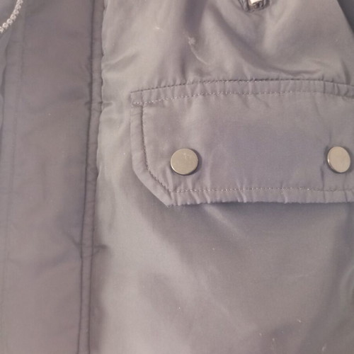 Coat size 5 used, black, with some external marks