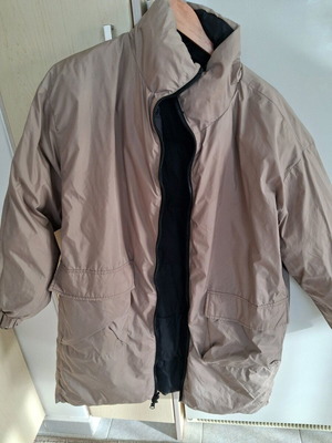 Reversible jacket like new, black-beige