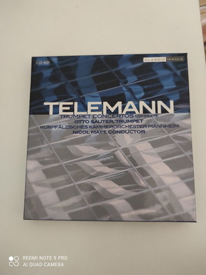 Telemann Trumpet Concertos Complete σετ 4 CD σαν καινούργιο, κλασική