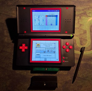Nintendo DS lite (black + red)
