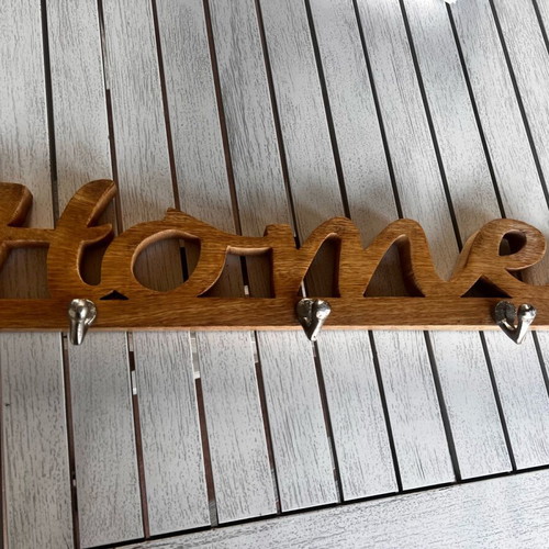 Wooden wall hanger home like new, width 56.5cm