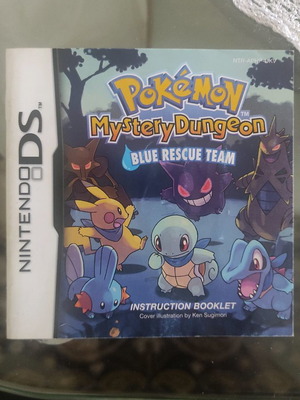 Mystery Dungeon Blue Rescue Team manual μεταχειρισμένο για Nintendo
