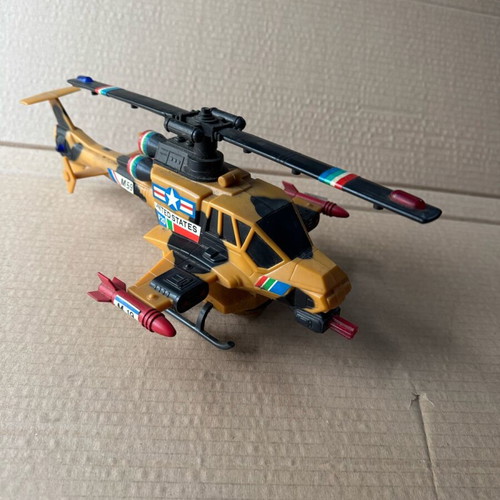 Plastic helicopter like new with batteries