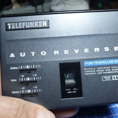 Telefunken Walkman Traveller Fun 25 like new portable HiFi cassette player