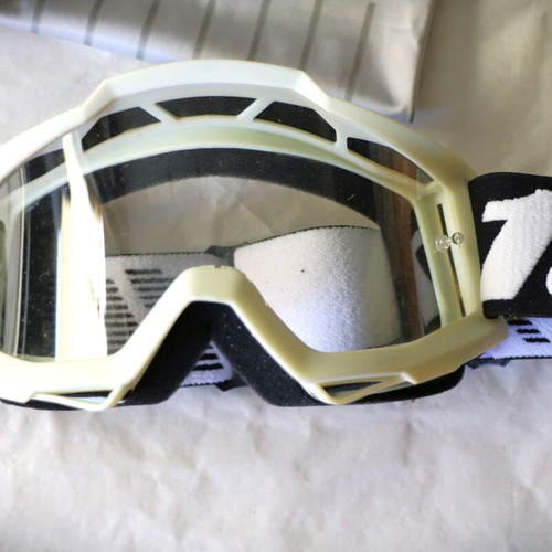 100% Strata 2 goggles with clear lens for motocross helmet new