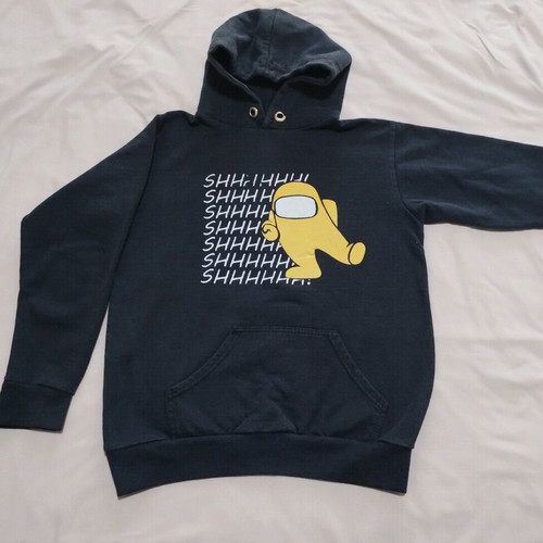 Among Us No 12 sweatshirt used, black, for 12 years old