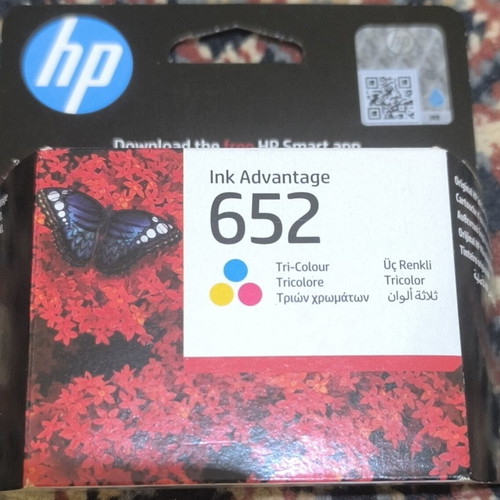 HP 652 Ink Tri-Colour New Sealed