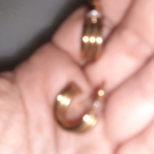 Hoop earrings used