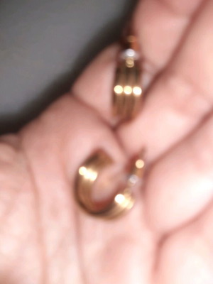 Hoop earrings used