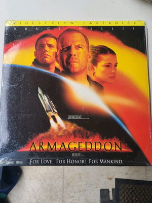 Armageddon laserdisc used with light scratches