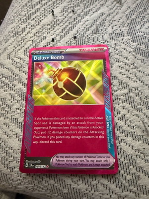 Pokemon Deluxe Bomb card new, rare