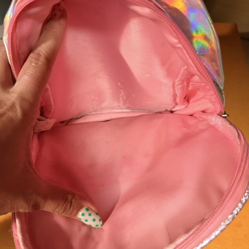 Mermaid backpack, pink, Jumbo