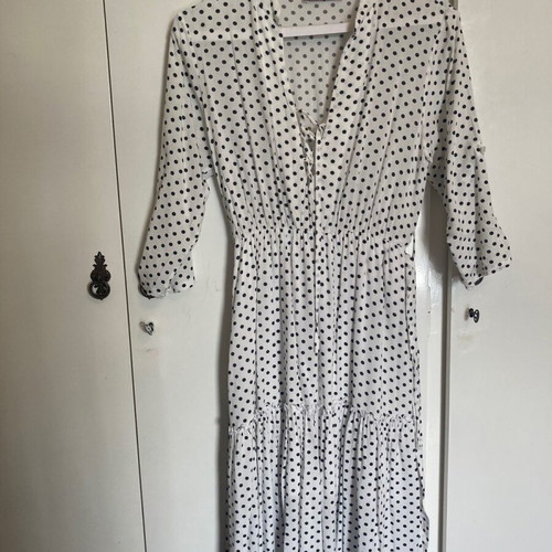 FJO Greece midi polka dot dress like new, size S/M