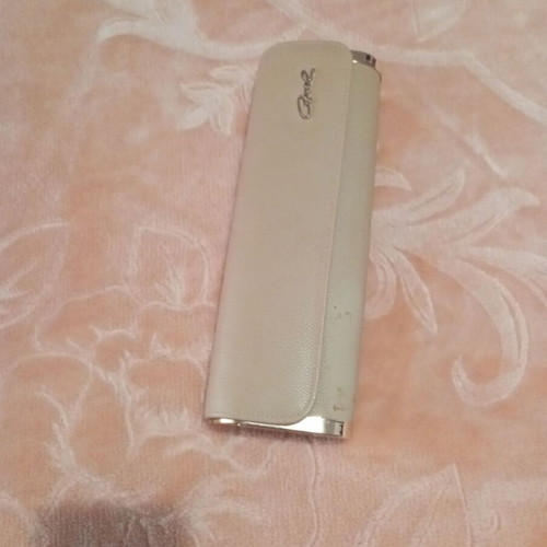 Axel handbag used, beige and gold