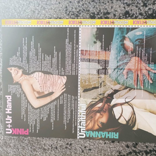 Afisorama Lyrics Pack like new, 3 double-sided pages