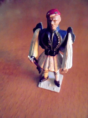 Pal Evzones soldier figurine used