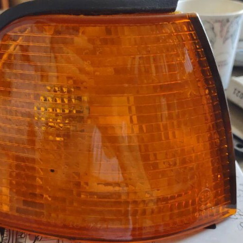BMW E36 Right Turn Signal TYC New, Yellow Corner Light