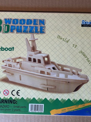 3D Wooden Puzzle Lifeboat 3D wooden puzzle new