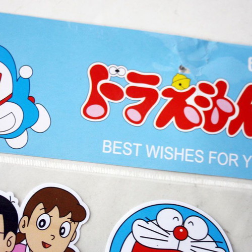 Μεγάλο φύλλο αυτοκόλλητων vintage Doraemon καινούργιο