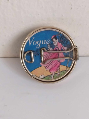 Vogue double compact mirror vintage used