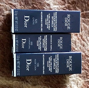 Dior lipstick set 1 (525, 100 και 000)