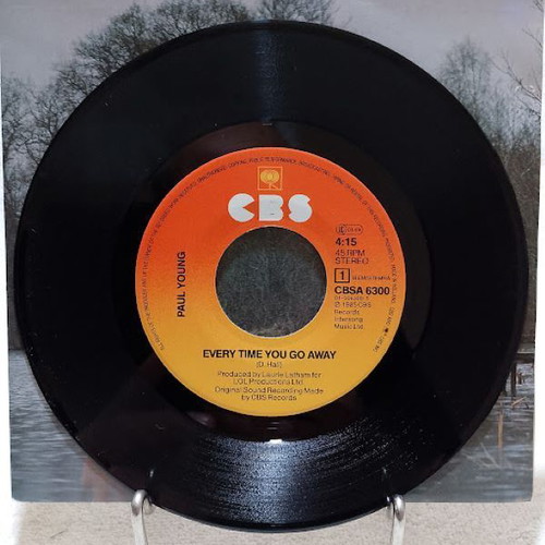 Paul Young Every Time You Go Away 45 RPM vinyl used, pop