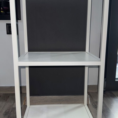 IKEA enhet white metal bathroom or kitchen shelf like new