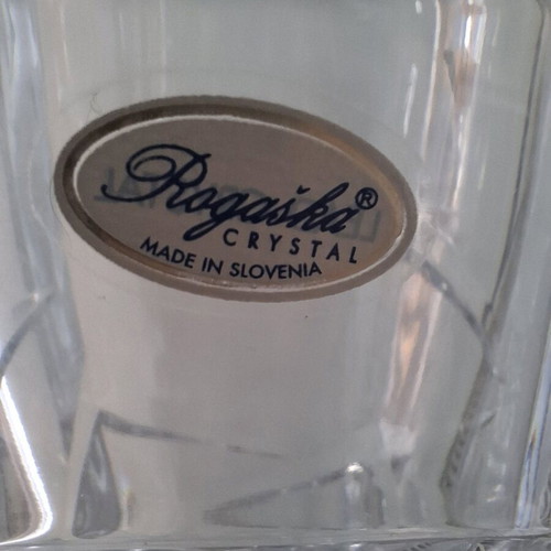 Rogaska crystal vase from Slovenia used with tiny crack