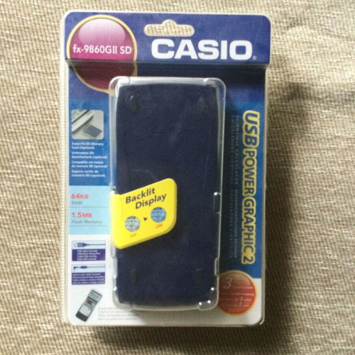 Casio FX-9860GII SD scientific handheld calculator like new