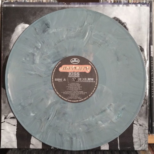 KISS Revenge LP 1995 U.S Limited Edition Gray Marble Vinyl like new