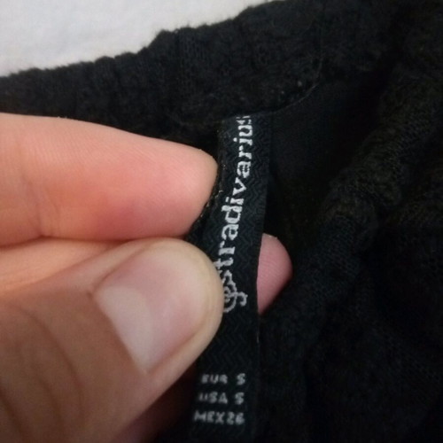 Stradivarius black dress size S like new