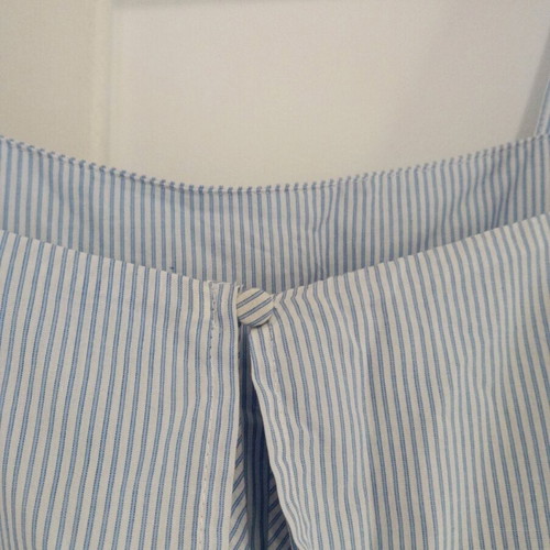 YAS cotton dress medium new, striped light blue shade