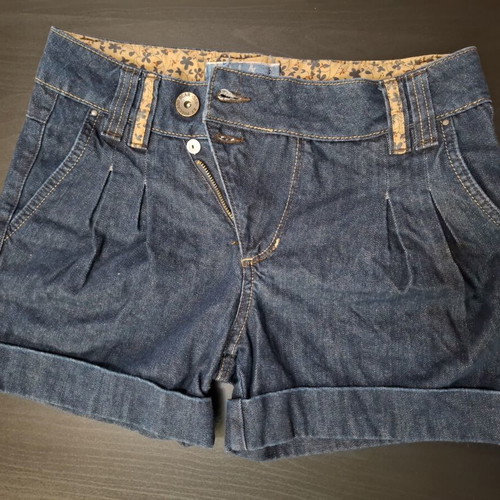 Women's denim shorts like new, size S 36 8, blue