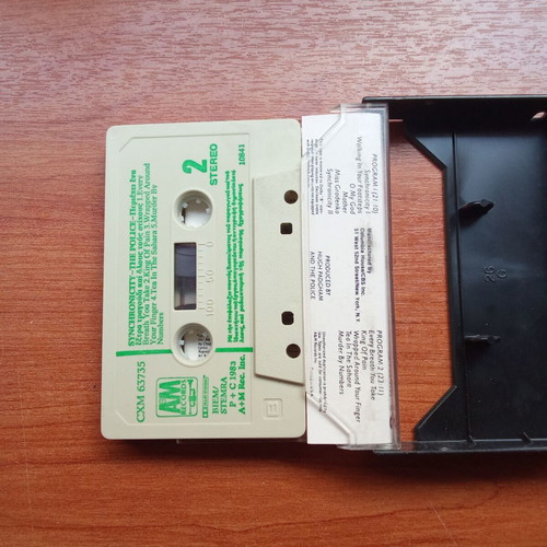 The Police Synchronicity collectible audio tape used, 1980s