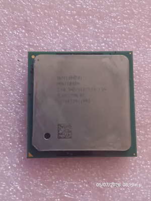 Intel Pentium4 2.4 GHz CPU used, Socket 478