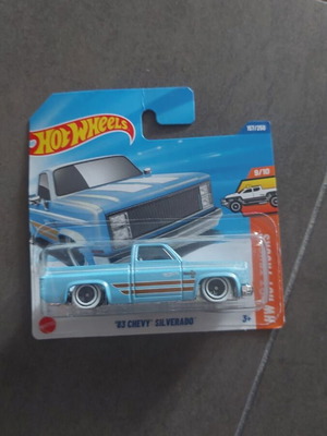 Hot Wheels '83 Chevy Silverado toy car